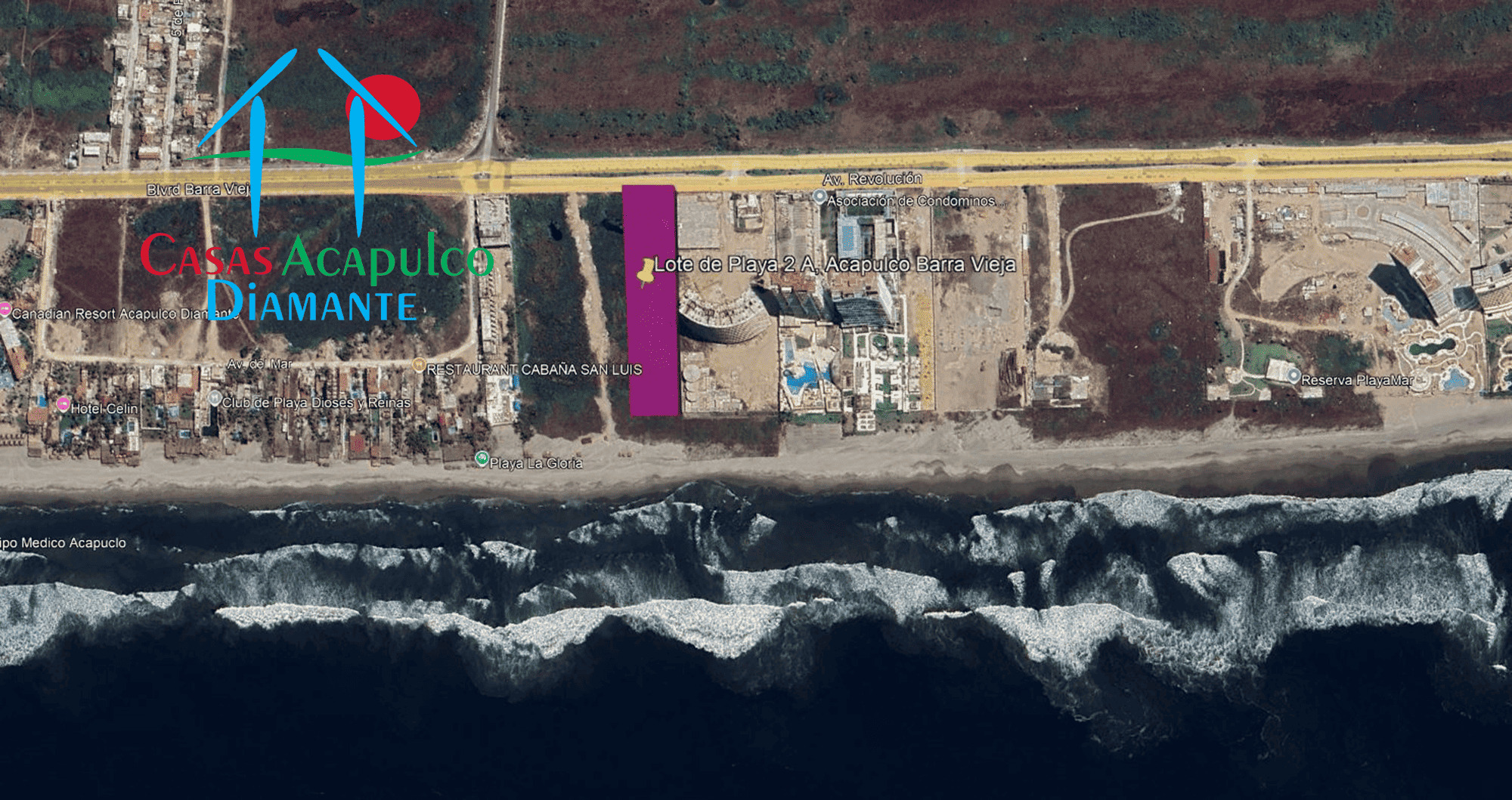 Terreno Barra Vieja Lote de playa 2A - Vista aérea 9